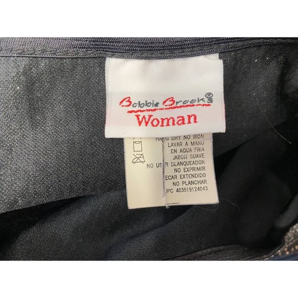 Bobby Brook Women's Vintage Sparkle Top Size 26W/28W Black Short Sleeve Polyeste - Picture 2 of 4